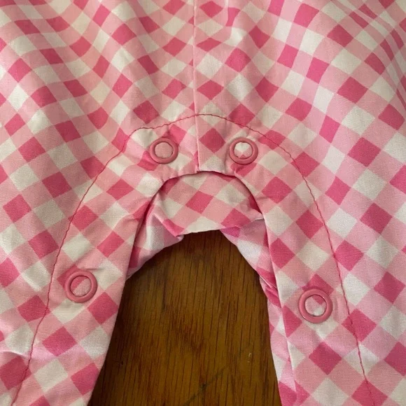 Disney Store Minnie Mouse Pink Gingham Jumpsuit - Picture 4 of 8